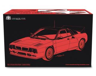 Lancia Rally SE-037 0001 Prototipo 1980 Rosso Laudoracing 1:18 Resinemodell (Türen, Motorhaube... nicht zu öffnen!)